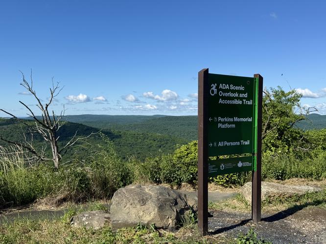Trailhead sign