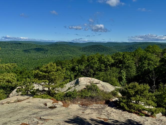 Blue Trail vista on Bear Mountain