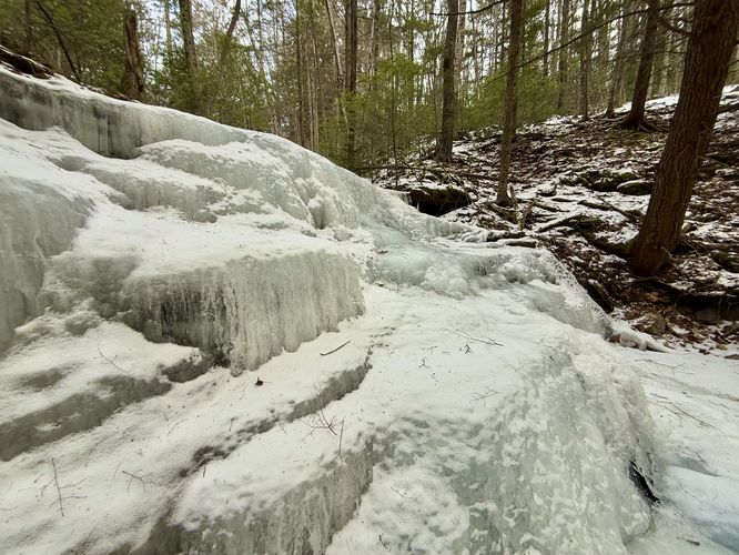 Frozen Upper Bear Run Falls