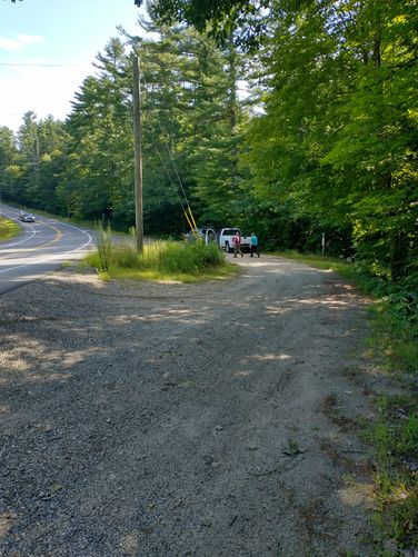 Parking lot off of Route 130, Proctor Hill Rd 