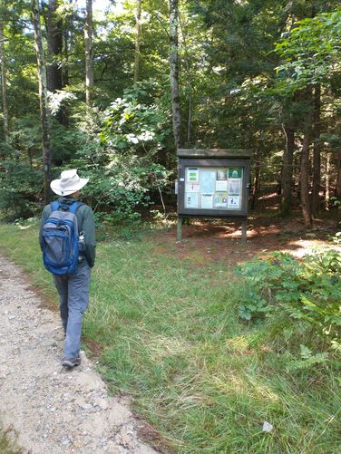 Trail information kiosk 
