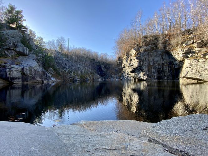 View of Becket Quarry