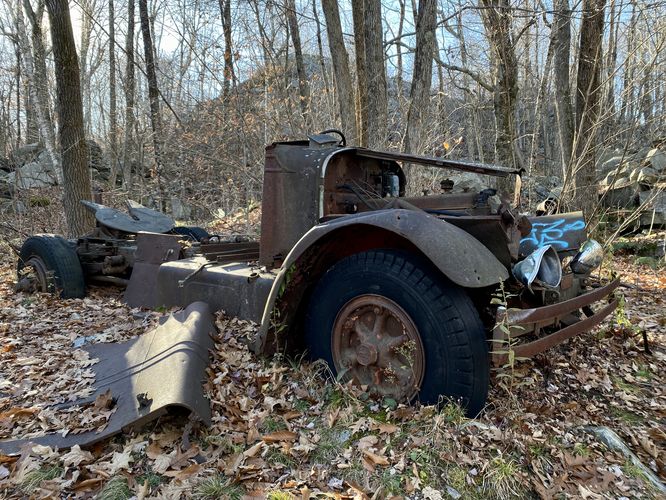 Abandoned quarry truck #1