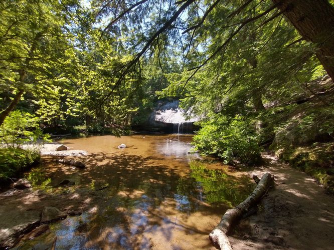 View of Beede Falls