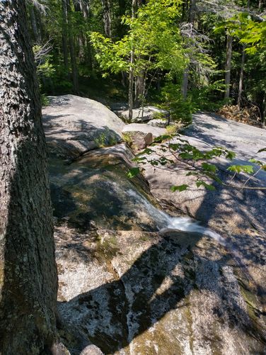 Bearcamp River feeds Beede Falls 