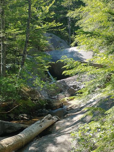 The gorge above Beede falls