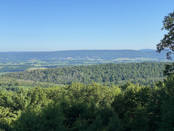 View of the Millheim Valley from Bells Majestic View