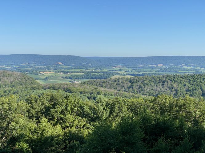 View of the Millheim Valley from Bells Majestic View