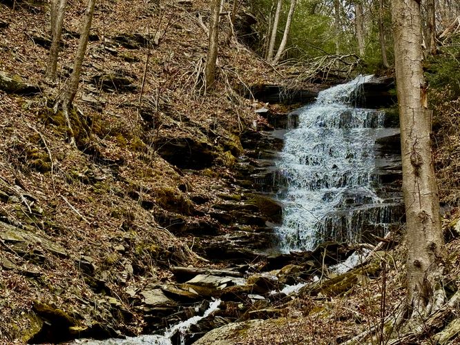 Benjamin Hollow Falls, approx. 35-feet tall