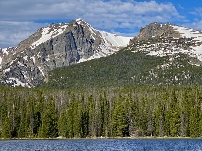 View of Bierstadt Lake and the Tyndall Glacier