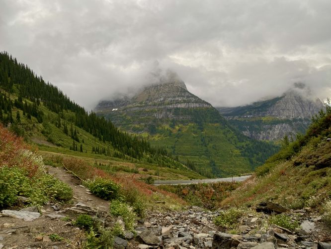 View of Oberlin Mountain from Big Bend