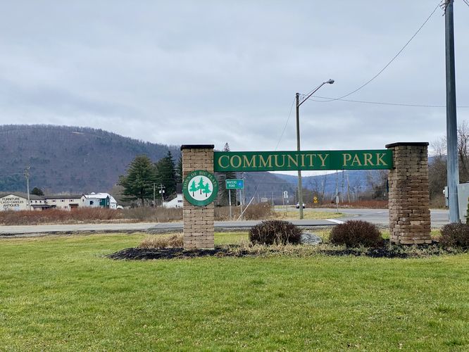 Big Flats Community Park sign