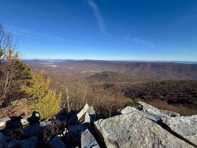 Wide angle view from Big Mountain Overlook