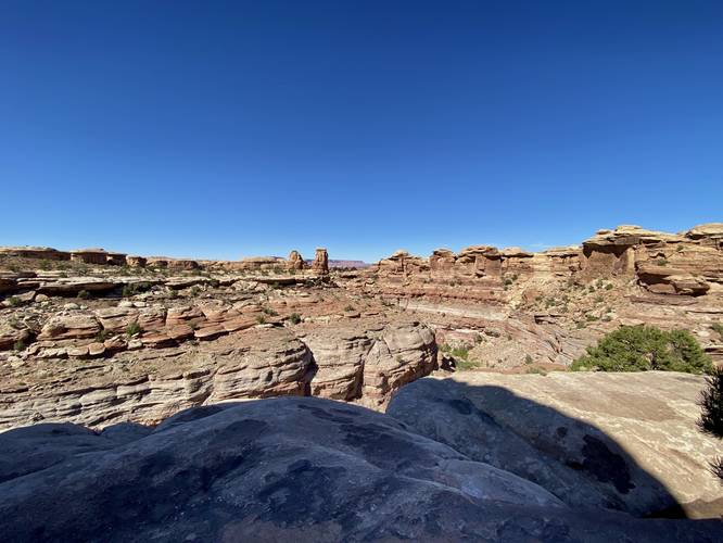 View into Big Spring Canyon from the end of the trail