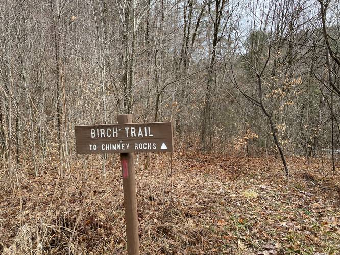 Birch Trail southern trailhead