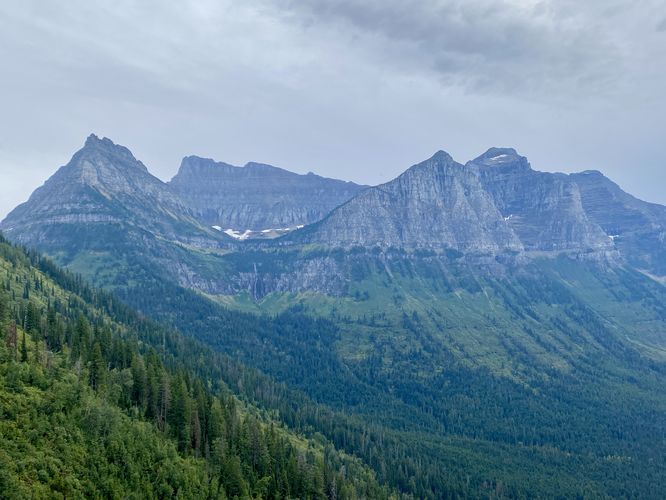 View of Bird Woman Falls