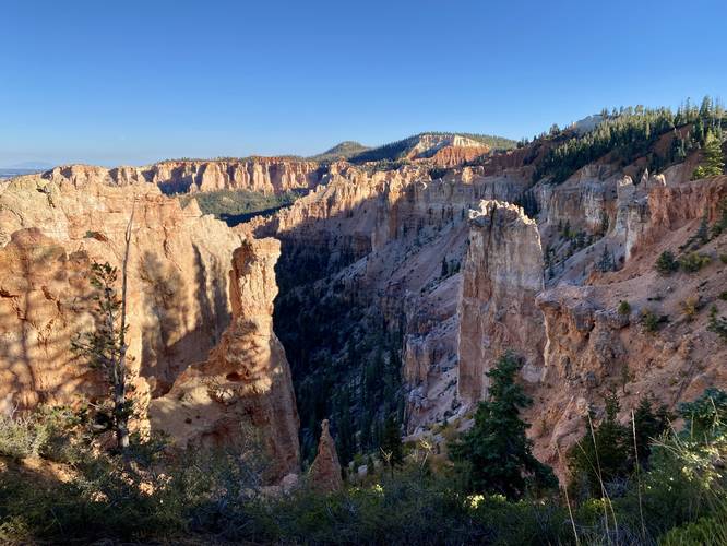 View into Bryce Canyon from the Black Birch Canyon Overlook