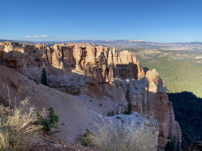 View into Bryce Canyon from the Black Birch Canyon Overlook