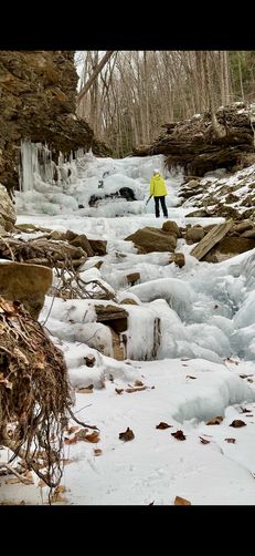 Picture 3 of Black Run Falls Ice Climb 012925