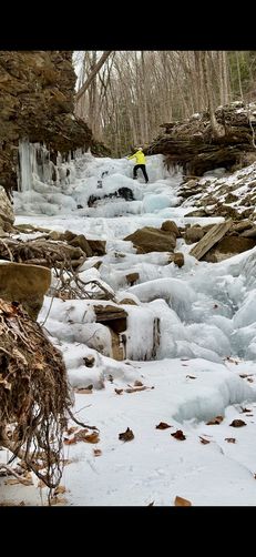 Picture 4 of Black Run Falls Ice Climb 012925