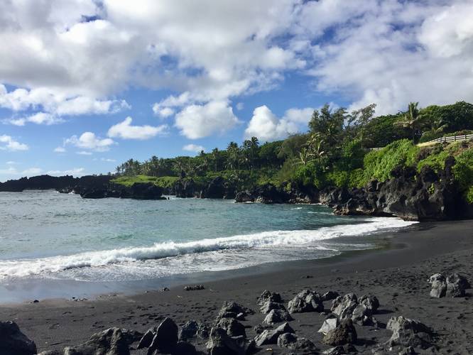 Picture 7 of Black Sand Beach Maui July 2019