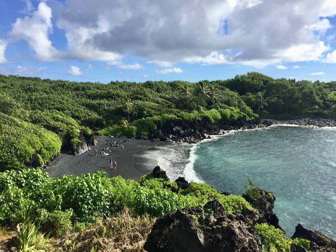 Picture 4 of Black Sand Beach Maui July 2019