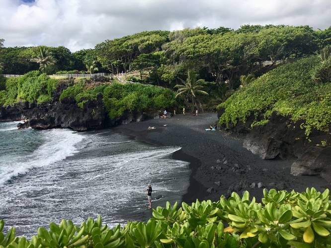 Picture 9 of Black Sand Beach Maui July 2019