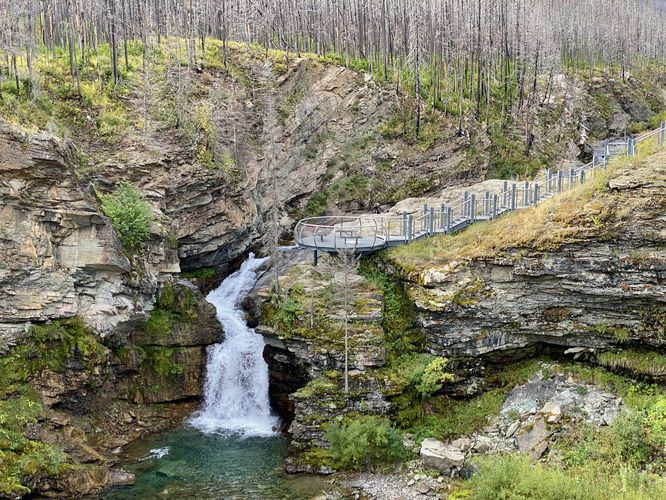 View of Blakiston Falls