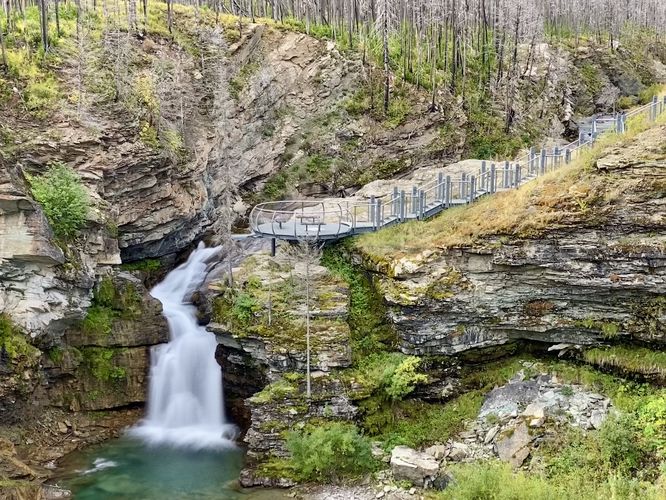 View of Blakiston Falls