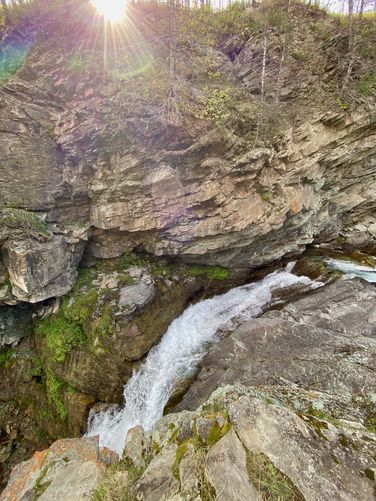 Top of Blakiston Falls
