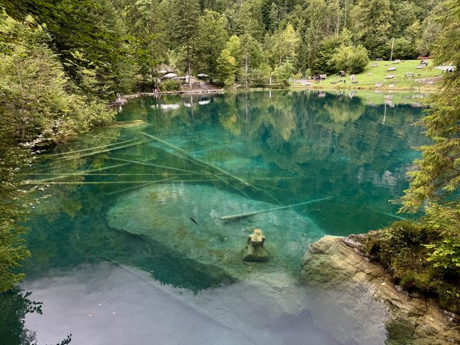 Maid statue in Blausee