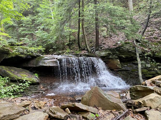 Waterfall, approx. 6-feet tall