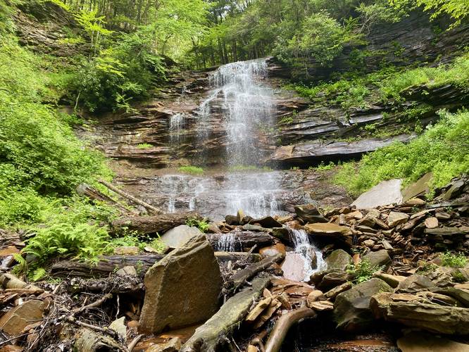 Bradford Falls, approx. 80-feet tall