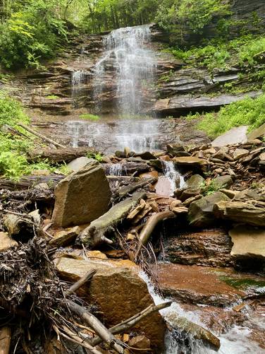 Bradford Falls, approx. 80-feet tall
