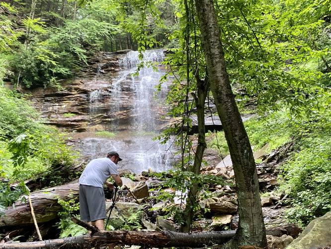 Bradford Falls, approx. 80-feet tall