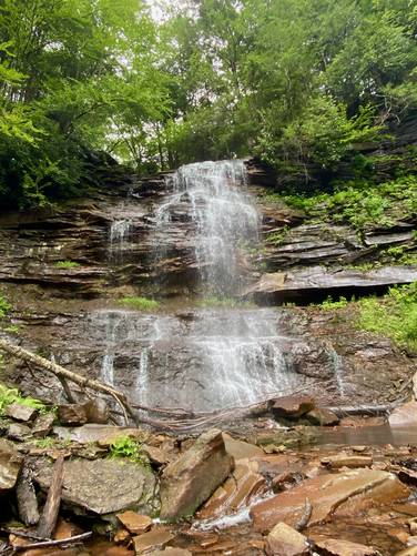 Bradford Falls, approx. 80-feet tall