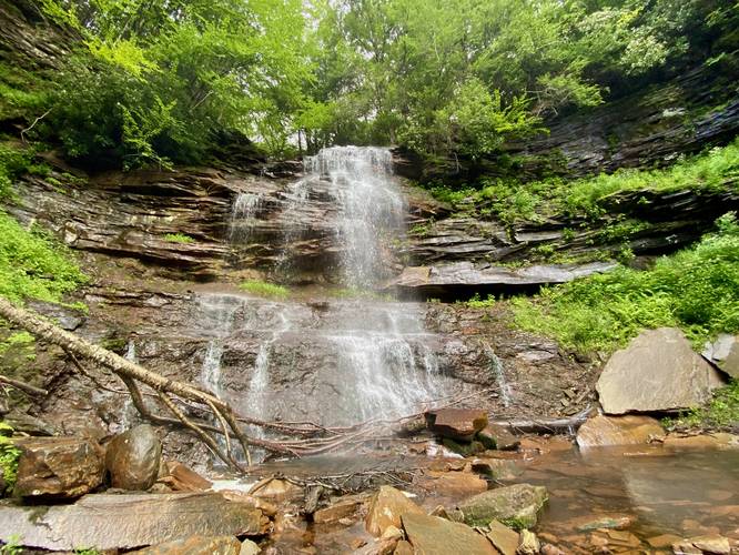 Bradford Falls, approx. 80-feet tall