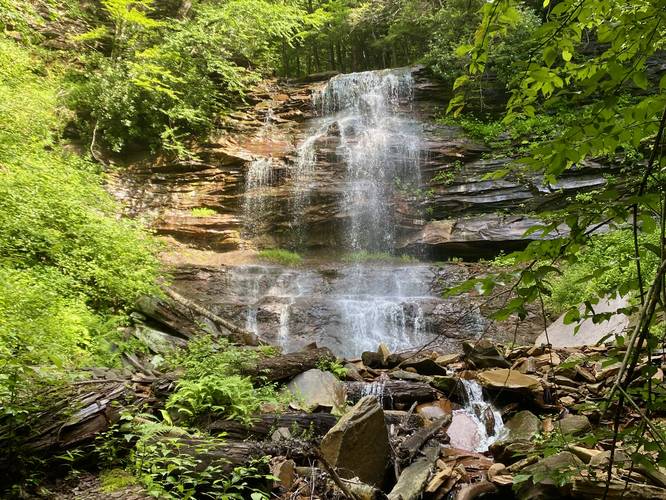 Bradford Falls, approx. 80-feet tall