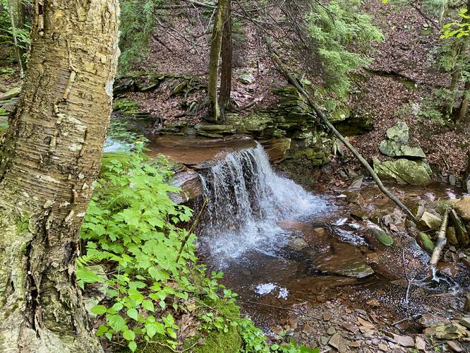 Waterfall, approx. 6-feet tall
