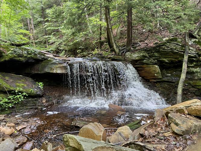 Waterfall, approx. 6-feet tall