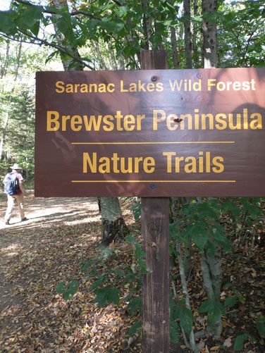 Sign at trailhead 