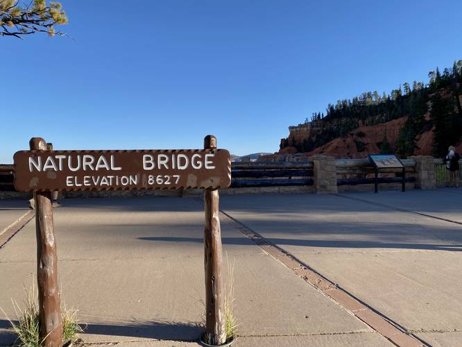 Natural Bridge trailhead (Bryce Canyon)