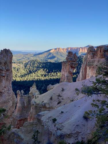 View from Bryce Canyon's Natural Bridge Overlook