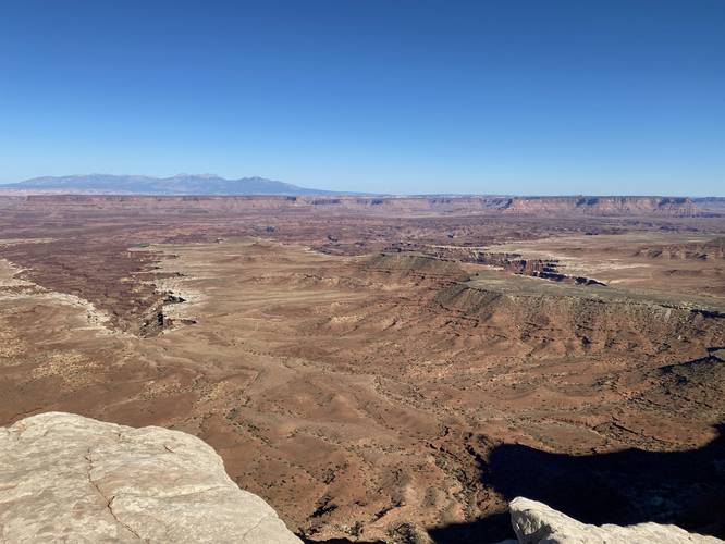 View of Buck Canyon (center) and Gooseberry Canyon (right)