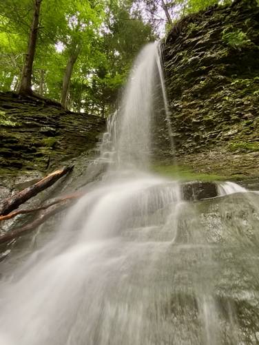 Bucktail Falls (approx. 25-feet tall)