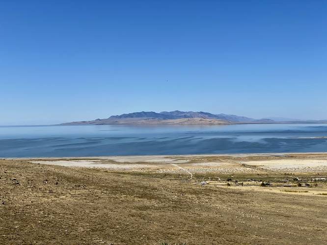 View of the Great Salt Lake