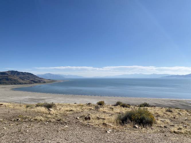 View of the Great Salt Lake from Buffalo Point