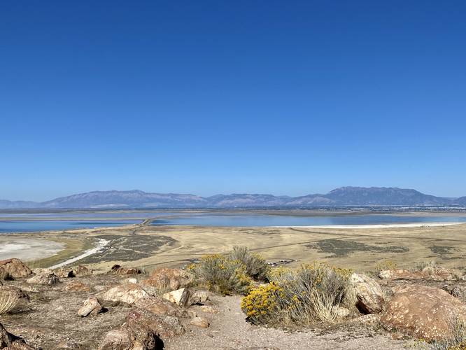View of the Great Salt Lake from Buffalo Point