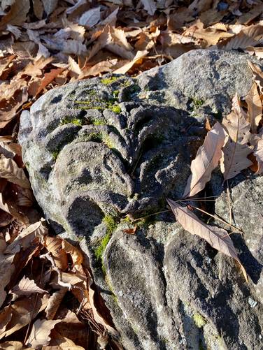 Weird natural rock formation