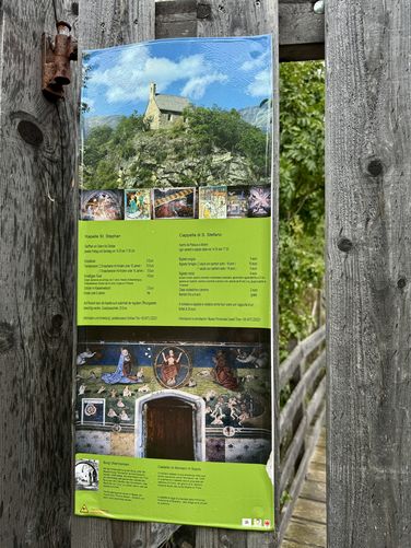 Entrance fee information for St. Stephan chapel